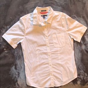 white collared shirt